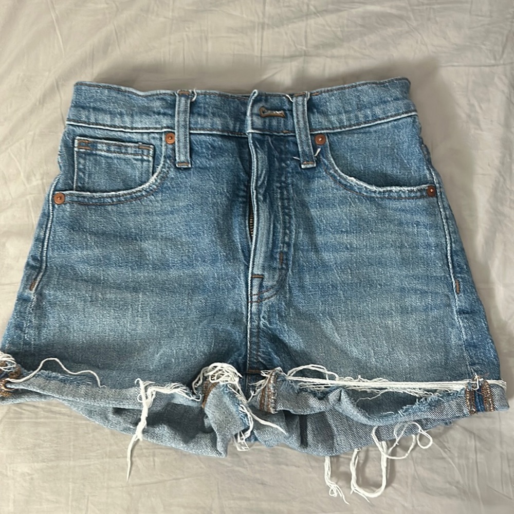 Madewell high rise shorts